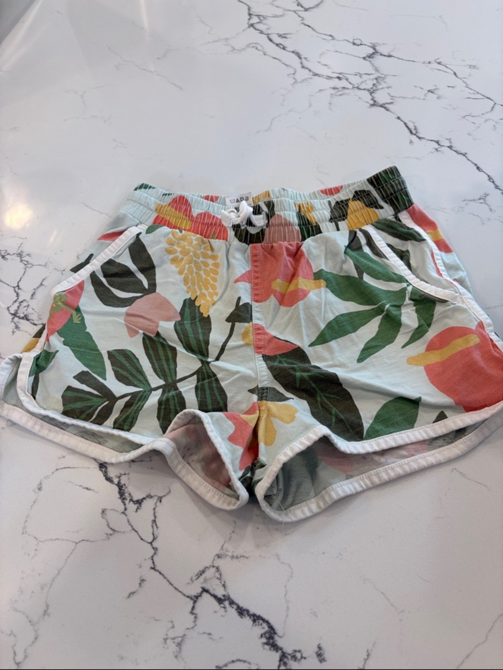 Tea collection size 10 Floral Print Elastic-waist girl’s  Shorts - Multicolor